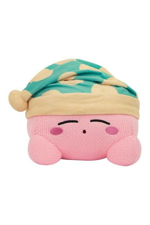 Kirby nuiguru-örgü peluş figürü Kirby uyuyan mega 25 cm