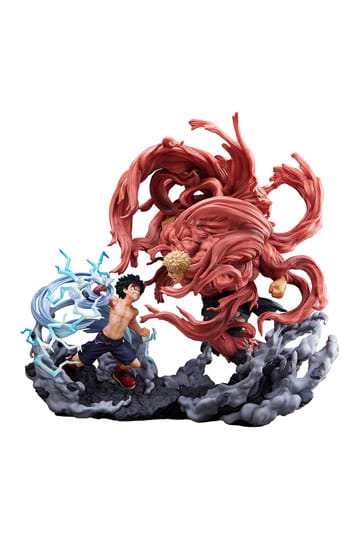 Min helt Academia Super Situation PVC Statue Izuku Midoriya vs. Muscular 30 cm