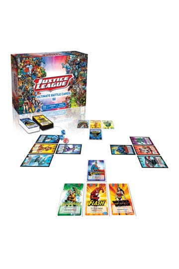 DC Comics Card Game Justice League Ultimate Battle Cards *Fransk versjon *