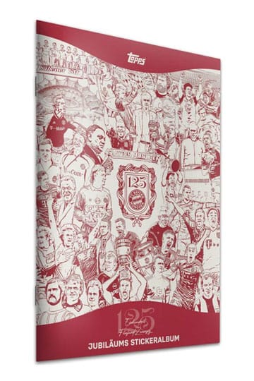 Álbum de colección de pegatinas del FC Bayern München 125 Jahre *Versión alemana*