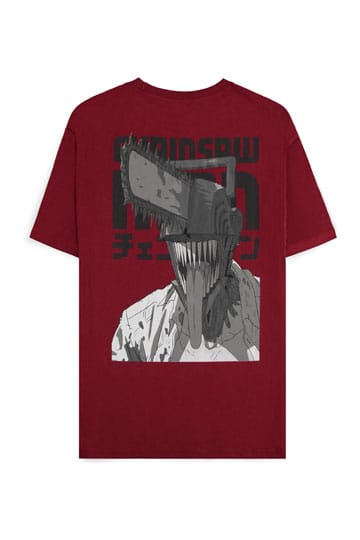 T-Shirt Homme Tronçonneuse Smile Bordeaux