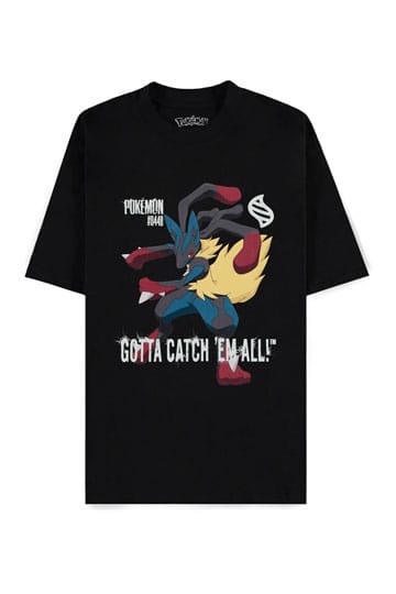 Maglietta Pokémon Mega Evoluzioni Mega Lucario Devo catturarli tutti