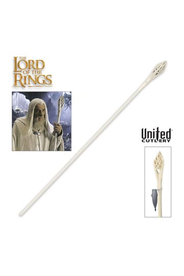 LOTR RÉPLICA 1/1 PERSONNEL DE GANDALF LE BLANC 185 CM