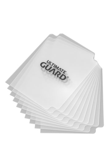 Diviseurs de carte de garde ultime Taille standard (10) - transparent