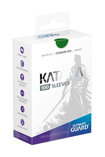 Ultimate Guard Katana Sleeves Standard Size (100) - Green