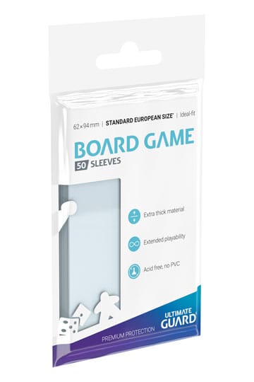 Ultimate Guard Board Game Sleeves (50) - Standard European