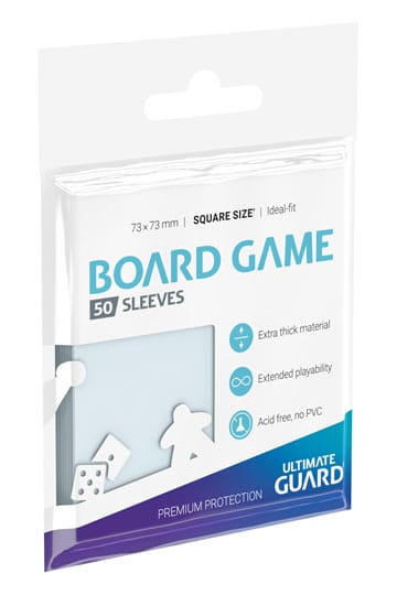 Ultimate Guard Board Game Sleeves (50) - Square