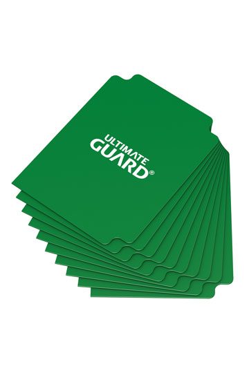 Ultimate Guard Card Dividers Standardstørrelse (10) - Grøn