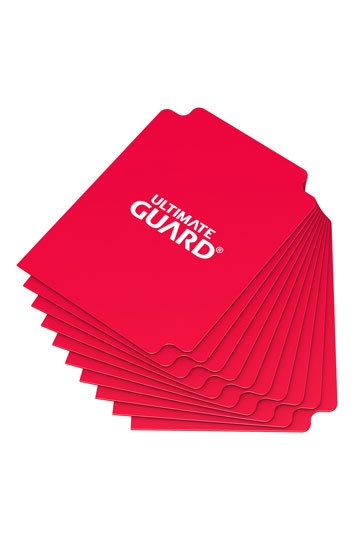 Ultimate Guard Card Dividers Standardstørrelse (10) - Rødt