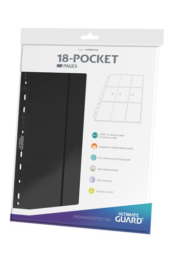 Ultimate Guard 18 cep sayfaları yan yükleme (10)-Siyah
