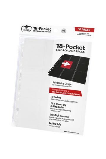 Ultimate Guard 18-Pocket Pages Side-Loading (10) - White