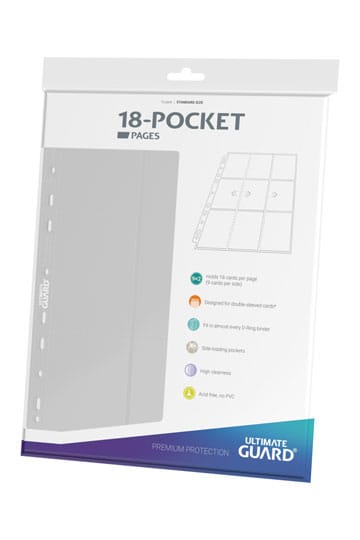 Pagine a 18 tasche di guardia Ultimate (10)-Bianco