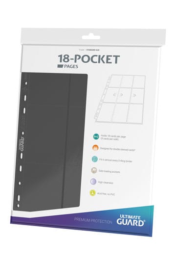 Pagine a 18 tasche di guardia Ultimate (10)-Grigio