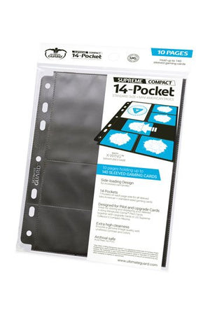 Ultimate vagt 14 -lommer Supreme Compact Pages Standard + Mini American (10) - Sort