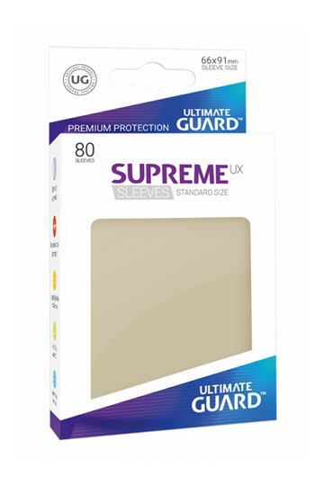 Ultimate Guard Supreme UX Sleeves Standard Size Sand (80)