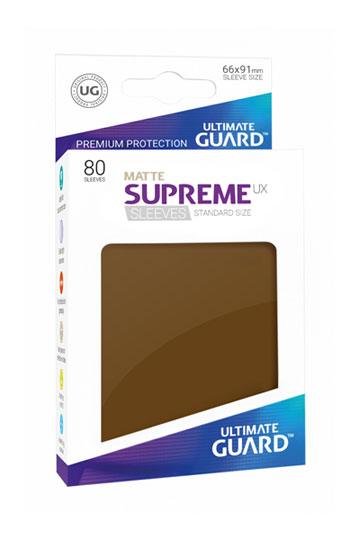 Ultimate Guard Supreme UX Sleeves Standard Size Matte Brown (80)