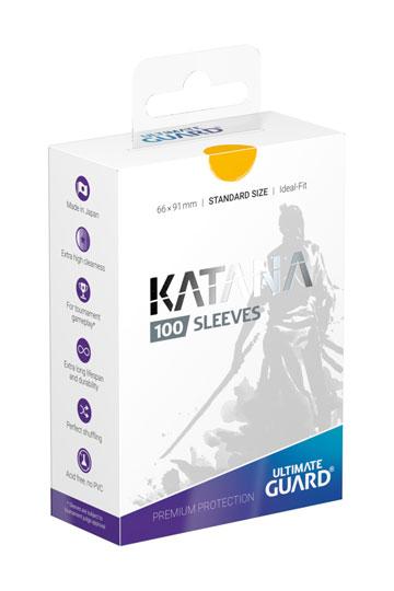 Dimensioni standard di guardia Katana Ultimate Guard (100) - Giallo