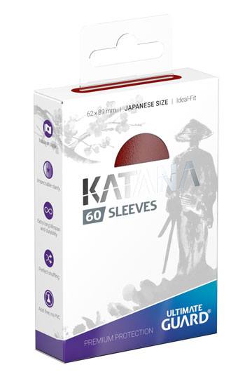 Ultimate Guard Katana Sleeves Japanese Size (60) - Red