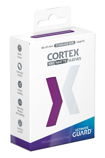 Ultimate Guard Cortex ærmer Matte standardstørrelse (100) - Purple