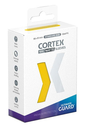 Ultimate Guard Cortex Ärmel matte Standardgröße (100) - Gelb
