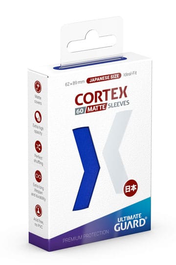 Ultimate Guard Cortex Sleeves Matte Japanese Size (60) - Blue