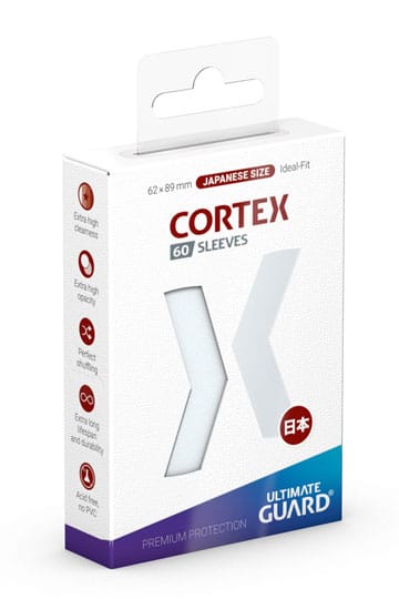 Garde Ultimate Cortex Sleeves Taille japonaise (60) - transparent