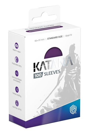 Ultimate Guard Katana Sleeves Standardstørrelse (100) - Iris Bloom