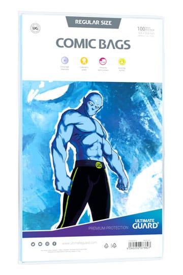 Ultimate Guard Comic Bags Standard (100) - Regelbunden storlek