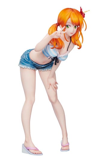 La terraza del café y la estatua de sus diosas PVC Tsukishima Ryusei 21 cm