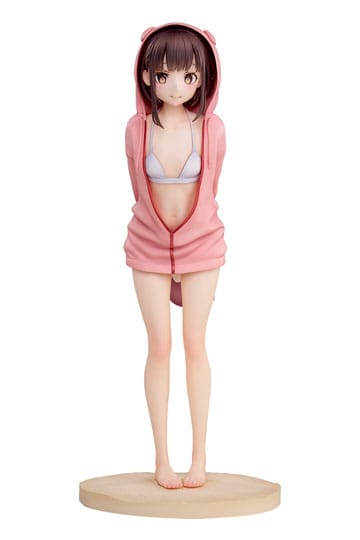 Carattere originale PVC Statue Swimsuit Hoodie Misaki Illustrazione di Jonsun 26 cm