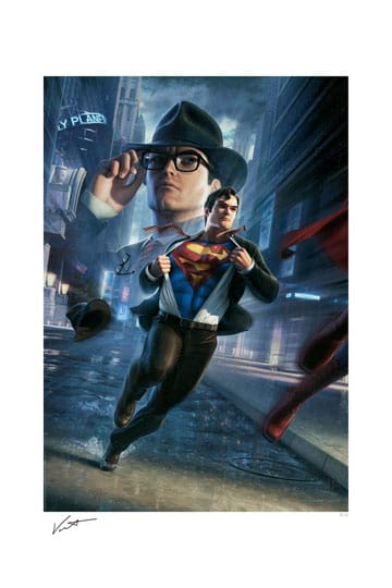 DC Comics Art Print Superman: Appel à l'action 46 x 61 cm - sans cadre