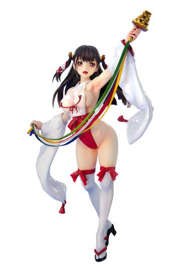 Orijinal Karakter PVC Heykeli Sıkı Na Oshigoto #2 - Tapınak Maiden Akane Kagura 25 cm