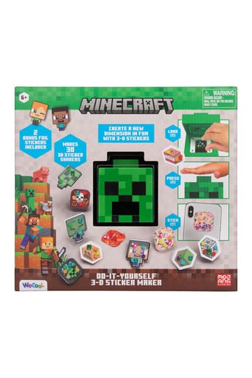 Fabricante de pegatinas de Minecraft 3D