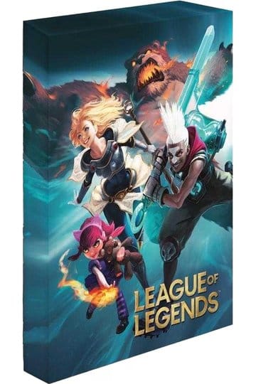 League of Legends Canvas Print with light Fight for Glory
