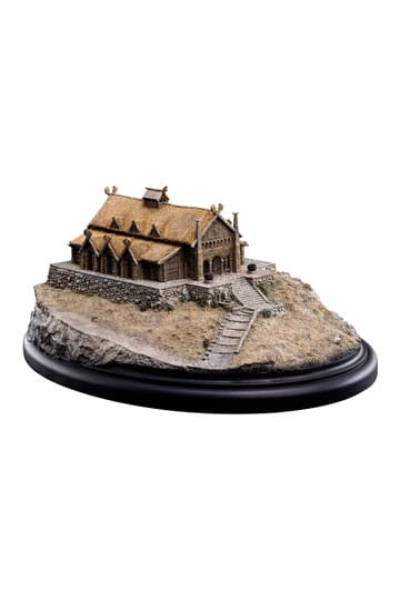 Herr der Ringe Statue Die Goldene Halle von Edoras 9 cm