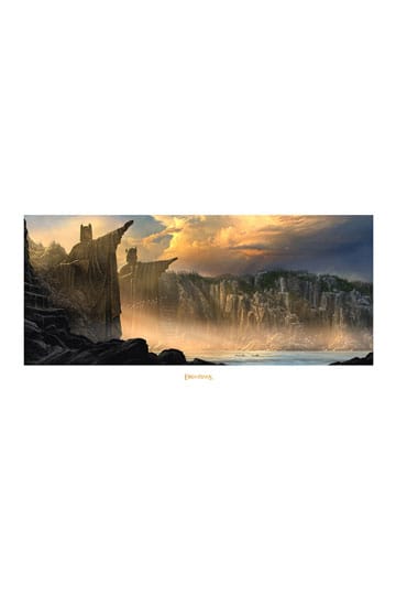 Lord of the Rings Art Print the Argonath - Stupovi kraljeva 59 x 30 cm