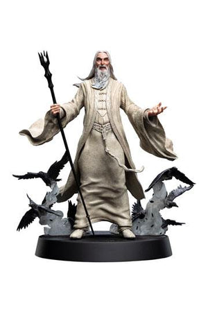 De heer van de ringen Figuren van fandom PVC -standbeeld Saruman de witte 26 cm