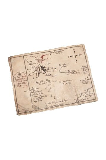 Impression d'art Le Hobbit La carte de Thorin 40 x 30 cm
