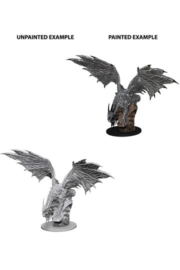 Pathfinder Battles Deep Cuts Unpainted Miniature Silver Dragon Case (6)