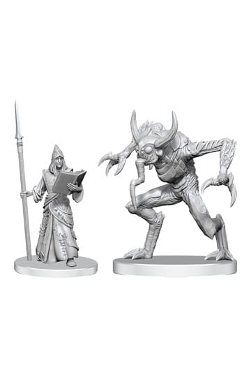 Pathfinder Deep Cuts Miniature non verniciate Vloriak (Despoiler Demon) e Demonologist