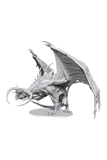 Pathfinder Deep Cuts Drago diabolico in miniatura in scatola non verniciato