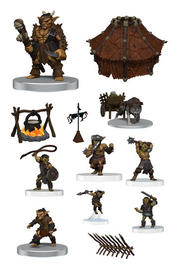 D&D Icons of the Realms voorgeschilderd Miniatures Adventure in a Box - Goblin Camp