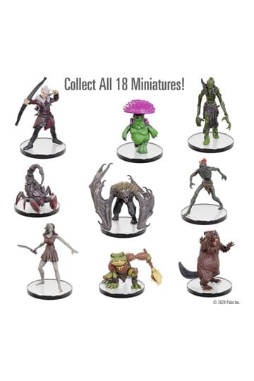 Pathfinder Battles pre-painted Miniatures Wrath of the Wild Battle Brick Assortment (24)