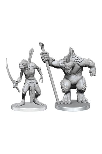 Pathfinder Tagli profondi Miniature non verniciate Xulgath Schermagliatore e Stoneliege