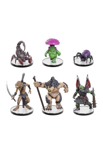 Pathfinder Battles, confezione da 6 miniature preverniciate di Cave Lurkers