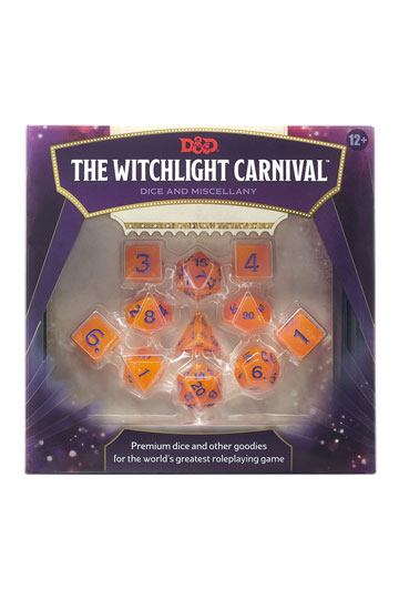 Dungeons & Dragons RPG DICE SET WITCHLISH CARNIVAL