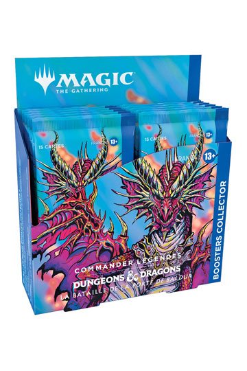 Magic The Gathering Commander Légendes: La Bataille de la Porte de Baldur Collector Booster Display (12) French