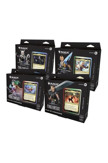 Magic the Gathering Final Fantasy Commander Decks Display (4) španjolski