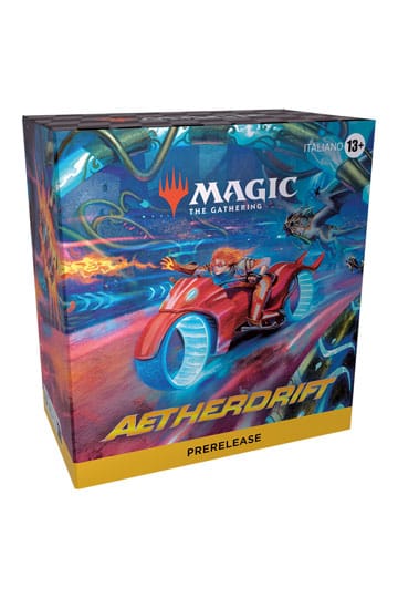 Magic The Gathering AetherDrift Perelease Packs Case (15) italienska