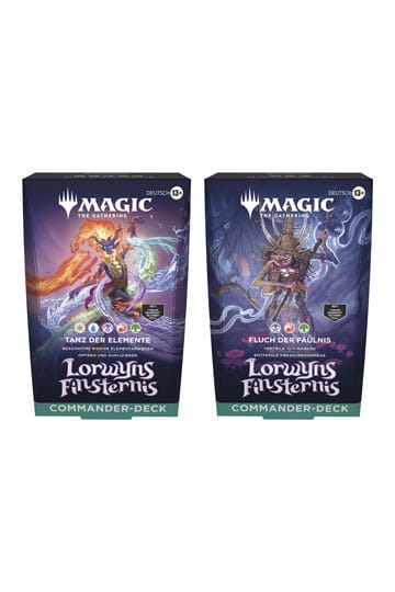 Magic the Gathering Lorwyns Finsternis Commander Decks Display (4) allemand
